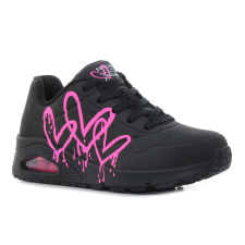 Skechers Uno - Dripping In Love fekete női cipő Méret:37 női cipő