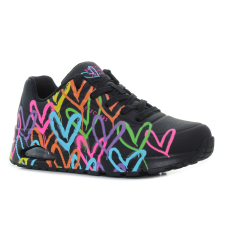 Skechers Uno - Highlight Love fekete női cipő Méret:36 női cipő