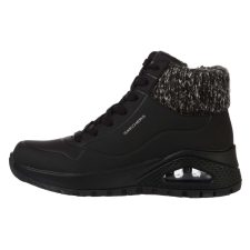 Skechers Uno Strapabíró csizma - Drágám 167988BLK Nők Fekete 36 női csizma, bakancs