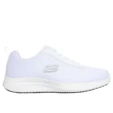 Skechers WORK 108176EC WHT női fűzős félcipő női cipő