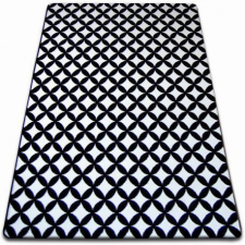  Sketch szőnyeg - F757 krém/fekete- Gyémánt 160x220 cm lakástextília