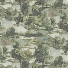 Sketchtwenty3 Festői erdei tájkép tapéta – Nyugodt, természet ihlette panoráma tapéta, díszléc és más dekoráció