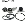 SKF hosszbordás szíj készlet VKMA 31122
