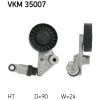 SKF Szíjfeszítő, hosszbordás szíj VKM 35007