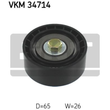 SKF Szíjtárcsa/vezetőgörgő, hosszbordás szíj SKF VKM 34714 kormányvezérlő és kiegészítői