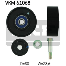 SKF Szíjtárcsa/vezetőgörgő, hosszbordás szíj SKF VKM 61068 kormányvezérlő és kiegészítői