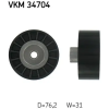 SKF Szíjtárcsa/vezetőgörgő, hosszbordás szíj VKM 34704