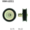 SKF Szíjtárcsa/vezetőgörgő, hosszbordás szíj VKM 61011