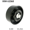 SKF Szíjtárcsa/vezetőgörgő, hosszbordás szíj VKM 61068