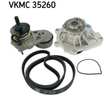 SKF Vízszivattyú + bordásszíjkészlet SKF VKMC 35260 autóalkatrész
