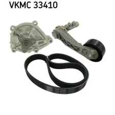 SKF Vízszivattyú + bordásszíjkészlet VKMC 33410 autóalkatrész