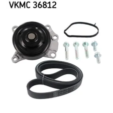 SKF Vízszivattyú + bordásszíjkészlet VKMC 36812 autóalkatrész
