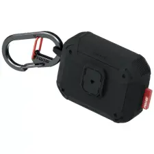  Skinarma Mecha LE AirPods Pro 3 tok karabinerrel, Black, fekete fülhallgató, fejhallgató tok