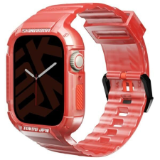  Skinarma Szíj + Saido 2In1 Tok Apple Watch-Hoz 45/44Mm Piros/Piros okosóra kellék