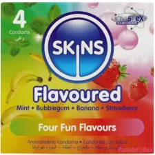 Skins Flavours óvszerek 4 db óvszer