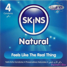 Skins Natural óvszerek Vanilla 4 db óvszer