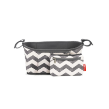  Skip Hop Grab &amp; Go babakocsi táska szürke csíkos babakocsi kiegészítő