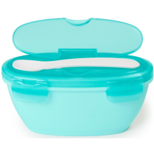 Skip hop Tál kanállal Easy Serve Teal védőtokban 240ml, 3m+ babaétkészlet