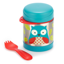 Skip hop Zoo rozsdamentes acél ételtároló termosz evőeszközzel 325ml Bagoly papírárú, csomagoló és tárolóeszköz