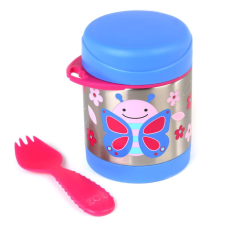 Skip hop Zoo rozsdamentes acél ételtároló termosz evőeszközzel 325ml Pillangó papírárú, csomagoló és tárolóeszköz