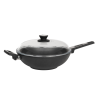 SKK Titán wok 32 cm fedéllel SKK fogantyúval Indukciós wok fogantyúval