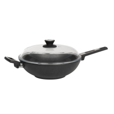 SKK Titán wok 32 cm fedéllel SKK fogantyúval Indukciós wok fogantyúval edény