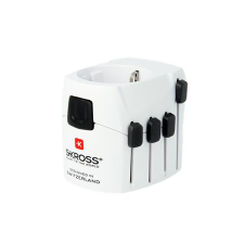 Skross Adapter, világutazóknak, földelt, SKROSS kábel és adapter