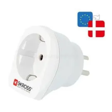Skross csatlakozó átalakító Dániába utazóknak (1.500232-E) kábel és adapter