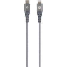 Skross Steel Line USB-C - Lighting adatkábel 120cm (SKCA0015C-MFI120CN) (SKCA0015C-MFI120CN) kábel és adapter