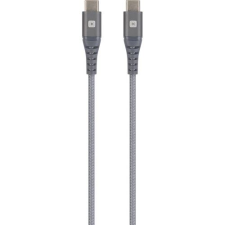 Skross Steel Line USB-C - USB-C adatkábel 120cm (SKCA0017C-C120CN) (SKCA0017C-C120CN) kábel és adapter