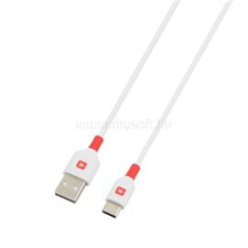 Skross USB-C-200 2m USB/Type-C adat- és töltőkábel (USB-C-200) kábel és adapter