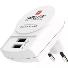 Skross USB töltő 2 darab A típusú bemenettel horgászkiegészítő