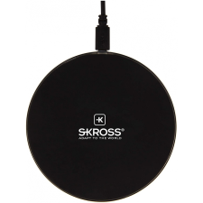 Skross Vezeték nélküli Qi töltőpad 1A+USB kábel fekete mobiltelefon kellék