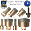 SKT Diamond-tools ÚJ!-SKT gyémánt lyukfúró készlet sarokcsiszoló/fúrógép 12-20-35-43-50-68 mm +koffer (skt226007c)