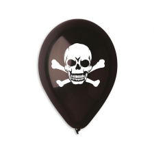 Skull, Koponya léggömb, lufi 5 db-os 12 inch (30 cm) party kellék