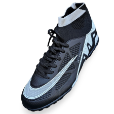  Sky Wing 9838 focicipő, tetejére varrott bokával, műgyephez, fekete 43 gyerek cipő