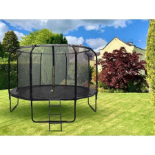 Skyflyer 366cm kerti trambulin hálóval és létra trambulin szett