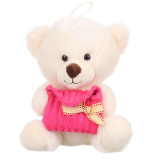Skylar - fehér plüss maci borítékkal - 20cm plüssfigura