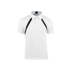 Slazenger Lob Cool Fit férfi pólóing, fehér-fekete, M