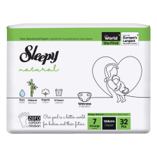 Sleepy Natural Ultra Sensitive Bambusz nadrágpelenka XXL 7 (20-30)/32db pelenka