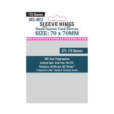 Sleeve Kings Kis négyzet kártyavédő (110 db-os csomag) 70 x 70 mm társasjáték