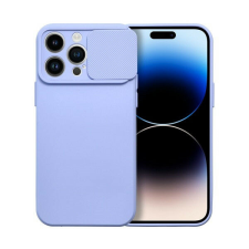 Slide Apple iPhone 14 Pro Max, kameravédős szilikon tok, levendula tok és táska