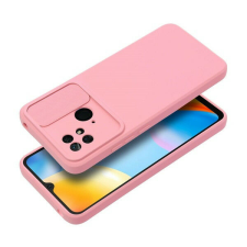 Slide Xiaomi Redmi 9C, kameravédős szilikon tok, rózsaszín tok és táska