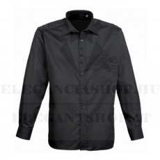  Slim h.u pamut puplin ing - Fekete