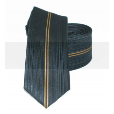  Slim nyakkendő - Fekete csíkos