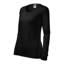 Slim póló női fekete 3XL női póló