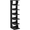Slim Shoe Rack, wąski organizer do przechowywania butów, 6-poziomowy stojak na buty, do małych przestrzeni, przedpokoju, szatni,