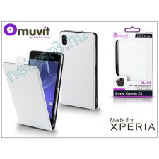 Slim Slim Flexi Flip bőrtok - Samsung SM-G850 Galaxy Alpha - fekete tok és táska