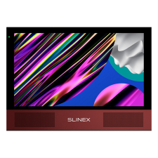 SLINEX SONIK 10 videó kaputelefon beltéri egység 10" IPS 16:9 kijelző monitor, fekete/marsala kaputelefon