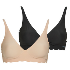 SLOGGI Merevítő nélküliek ZERO Microfibre 2.0 Soft Bra PACK DE 2 Fekete EU XL